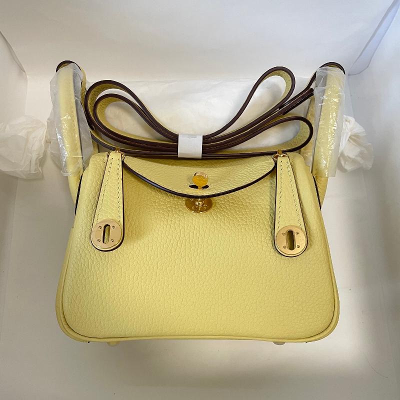 Hermes Lindy19TG gold buckle Yellow